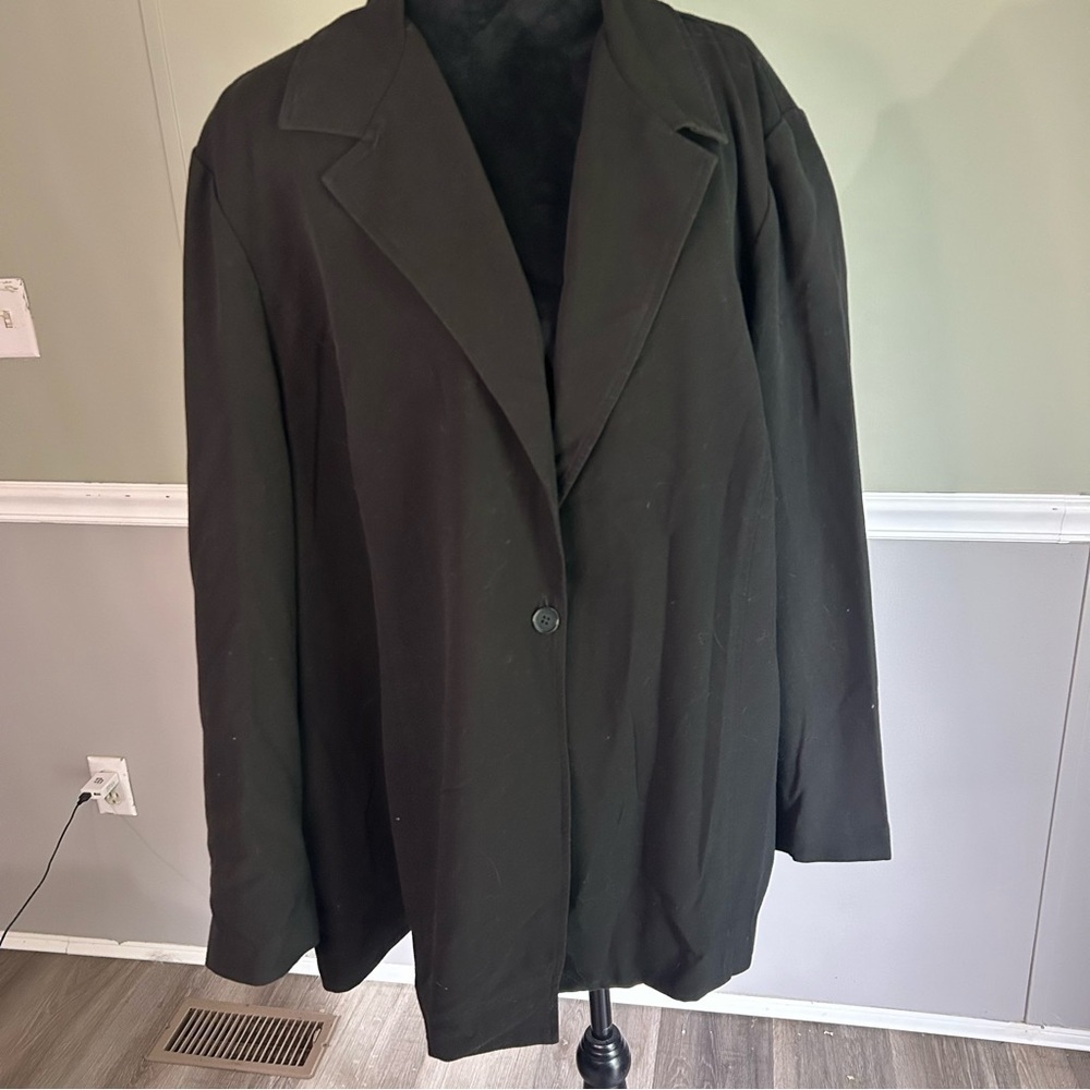 Maggie Barnes 3X Black Blazer
